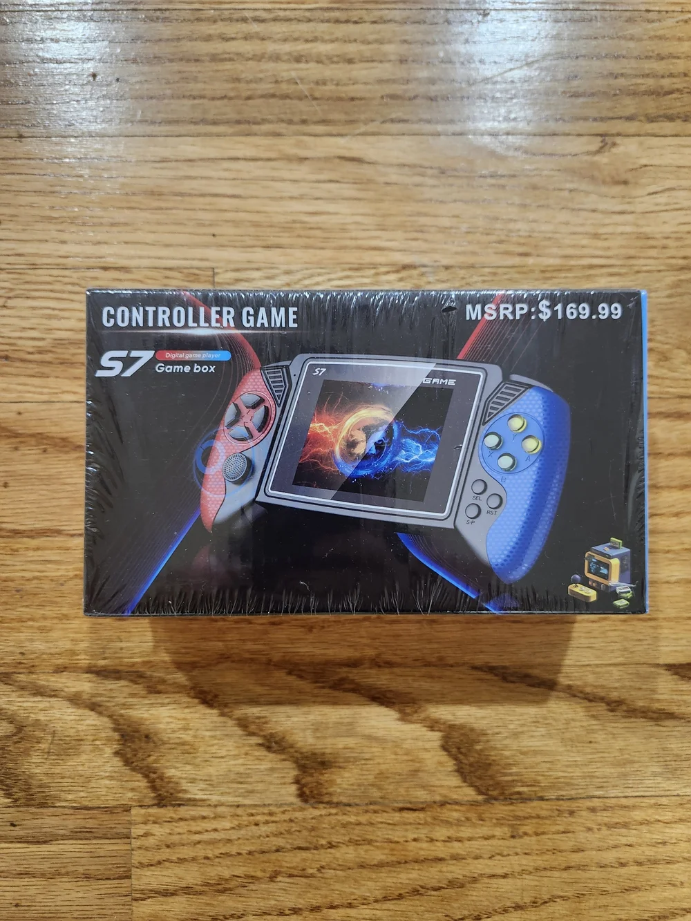 Controller Game Box Handheld Console - Red & Blue